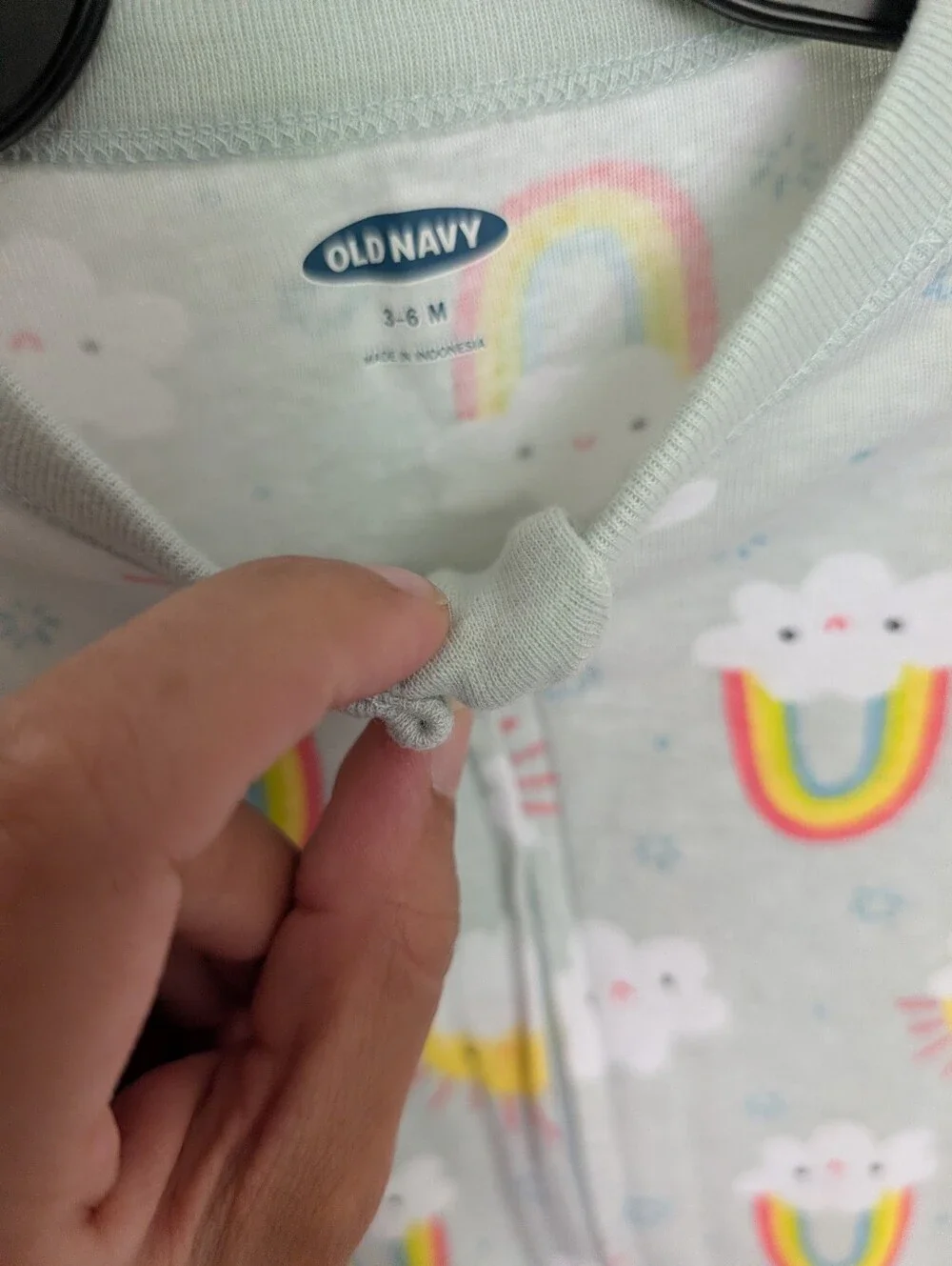 NWOT Old Navy 3-6 Month Rainbow Sun And Clouds Onesie